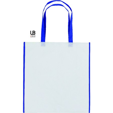 Τσάντα αγοράς (Milano) white-blue